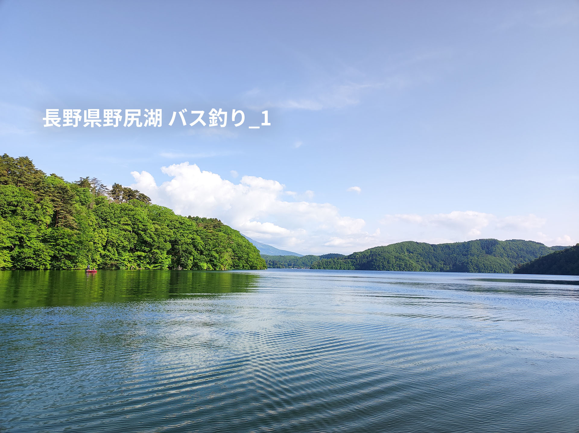 長野県野尻湖 バス釣り